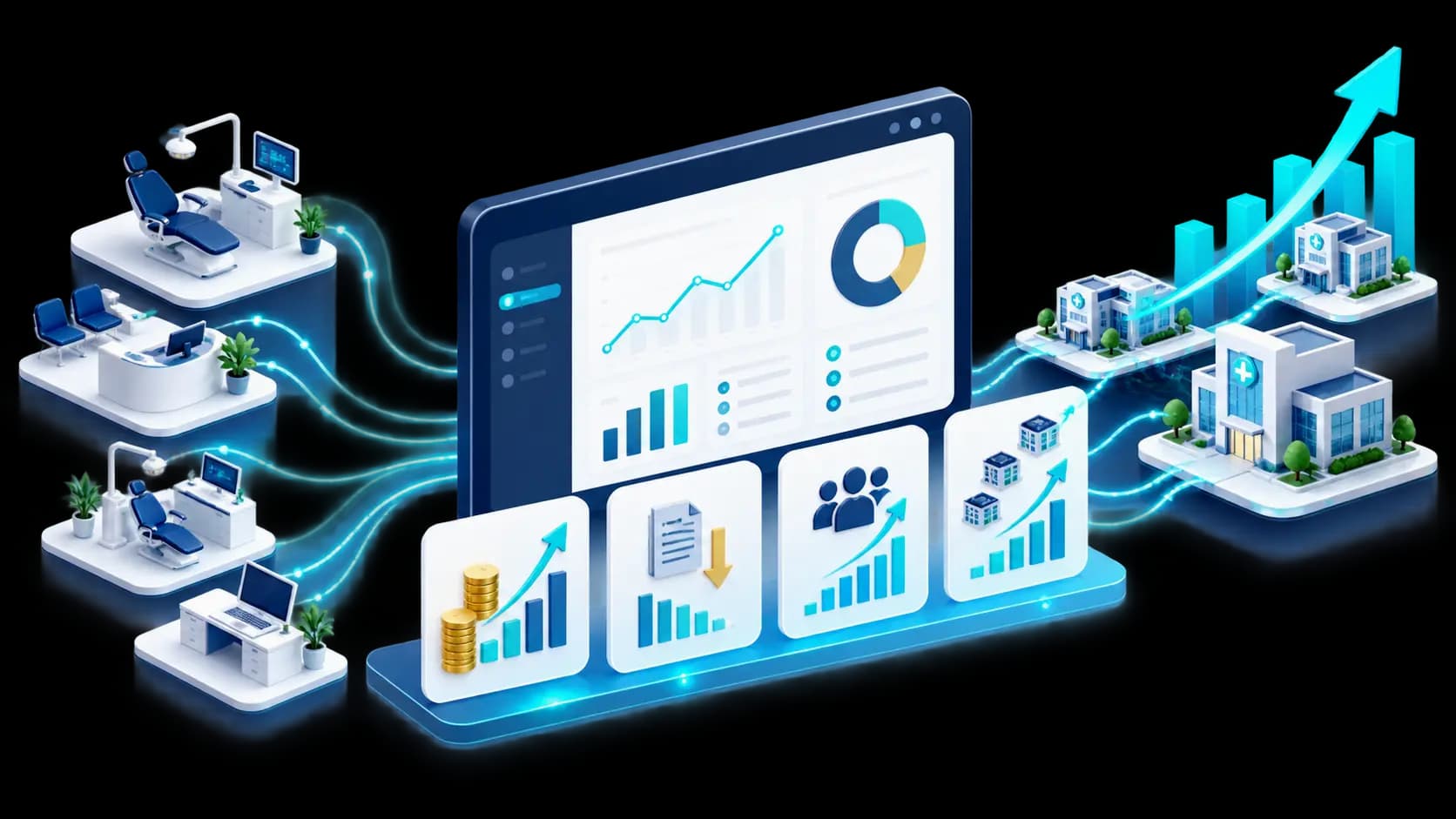 Secure data bridge connecting healthcare operational systems
